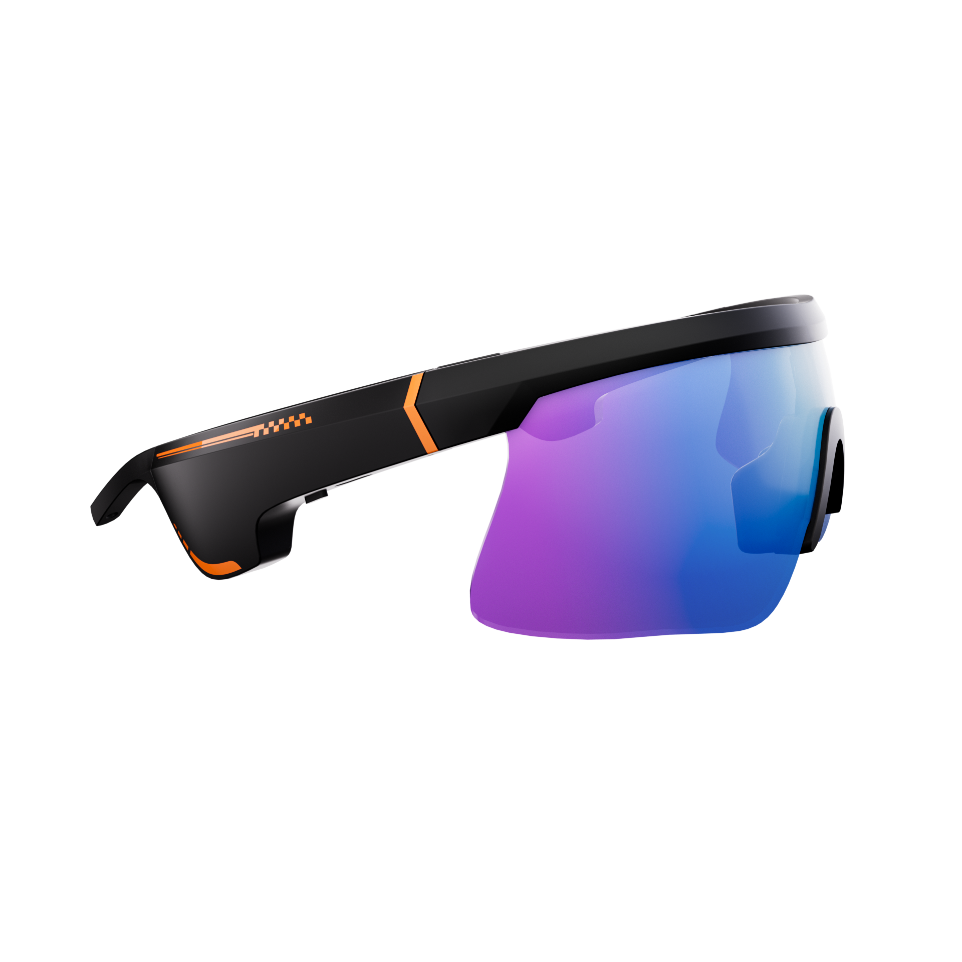 Dazzlax E20 prescription-ready cycling audio glasses with RX insert