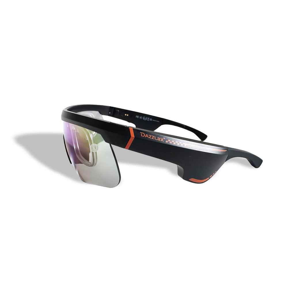 Dazzlax Smart Sports Sunglasses E20 - Open-Ear Audio & Prescription Ready (Polarized/IPX4)
