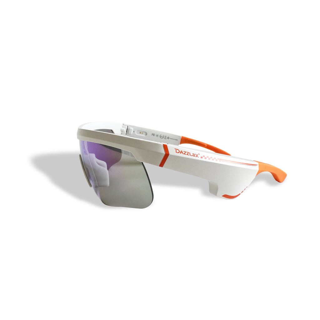 Dazzlax Smart Sports Sunglasses E20 - Open-Ear Audio & Prescription Ready (Polarized/IPX4)